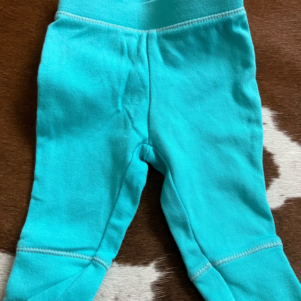 Turquoise Baby Pants